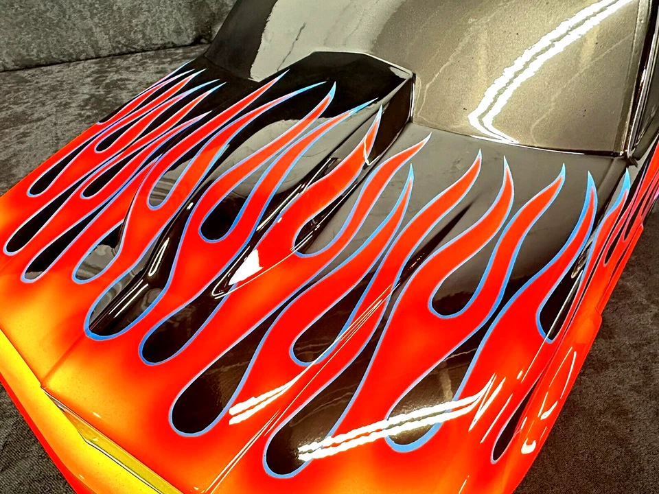 CUSTOM PAINTED RC DRAG BODY NO PREP LOSI 22S AE DR10 DRAG SLASH CHEVY MALIBU - Image 2 of 4