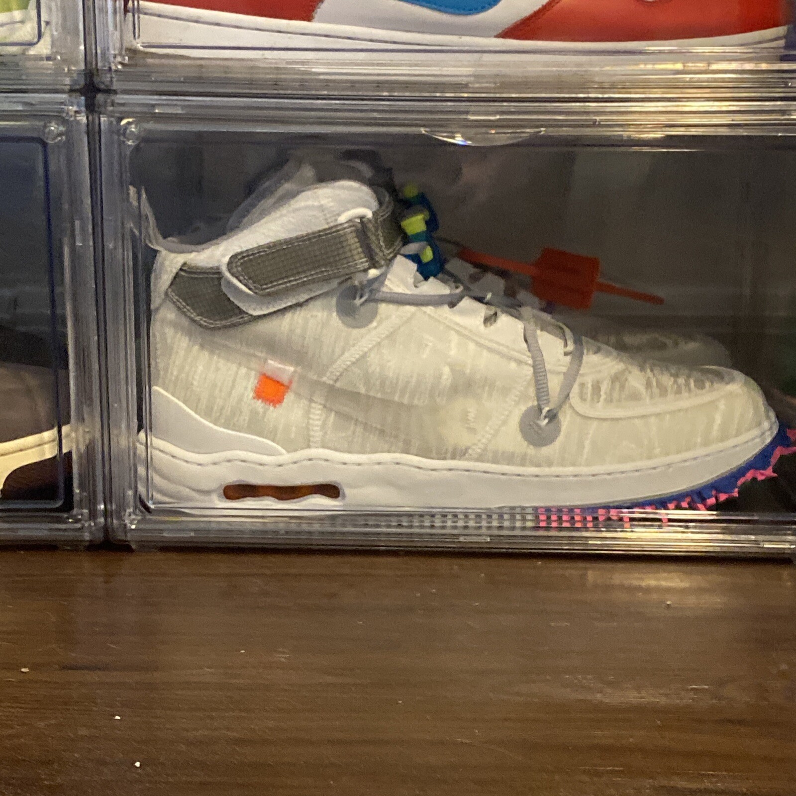 OFF WHITE X NIKE Taglia 14 Nike Air Force 1 x bianco sporco 2022