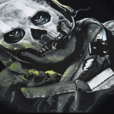 Primitive X Call of Duty MODERN WARFARE 2 Ghost Graphic Black