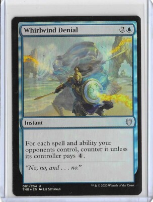 MTG Whirlwind Denial FOIL Theros Beyond Death (THB) Uncommon #081