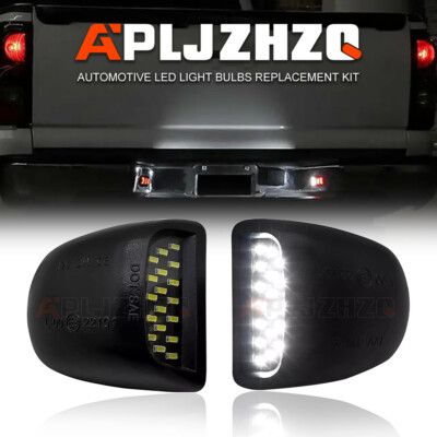 2PCS FULL LED License Plate Lights For 1999-2013 Chevy Silverado Avalanche