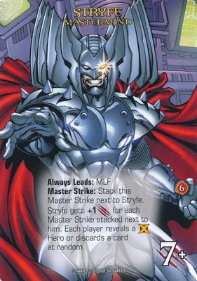 STRYFE 2014 Upper Deck Marvel Legendary SP MASTERMIND