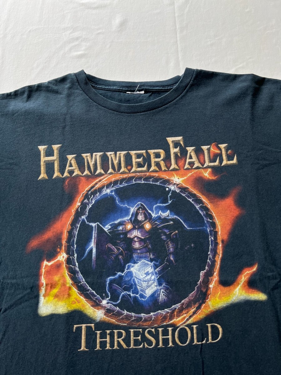 Vintage 2000s Hammerfall Threshold Rock Band T-shirt Sz XL | eBay
