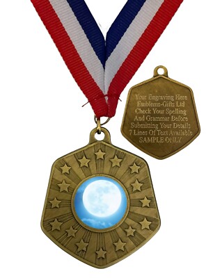 Bright Full Moon Award (D) 66 mm Abril Goldmedaille & Band Gravur kostenlos