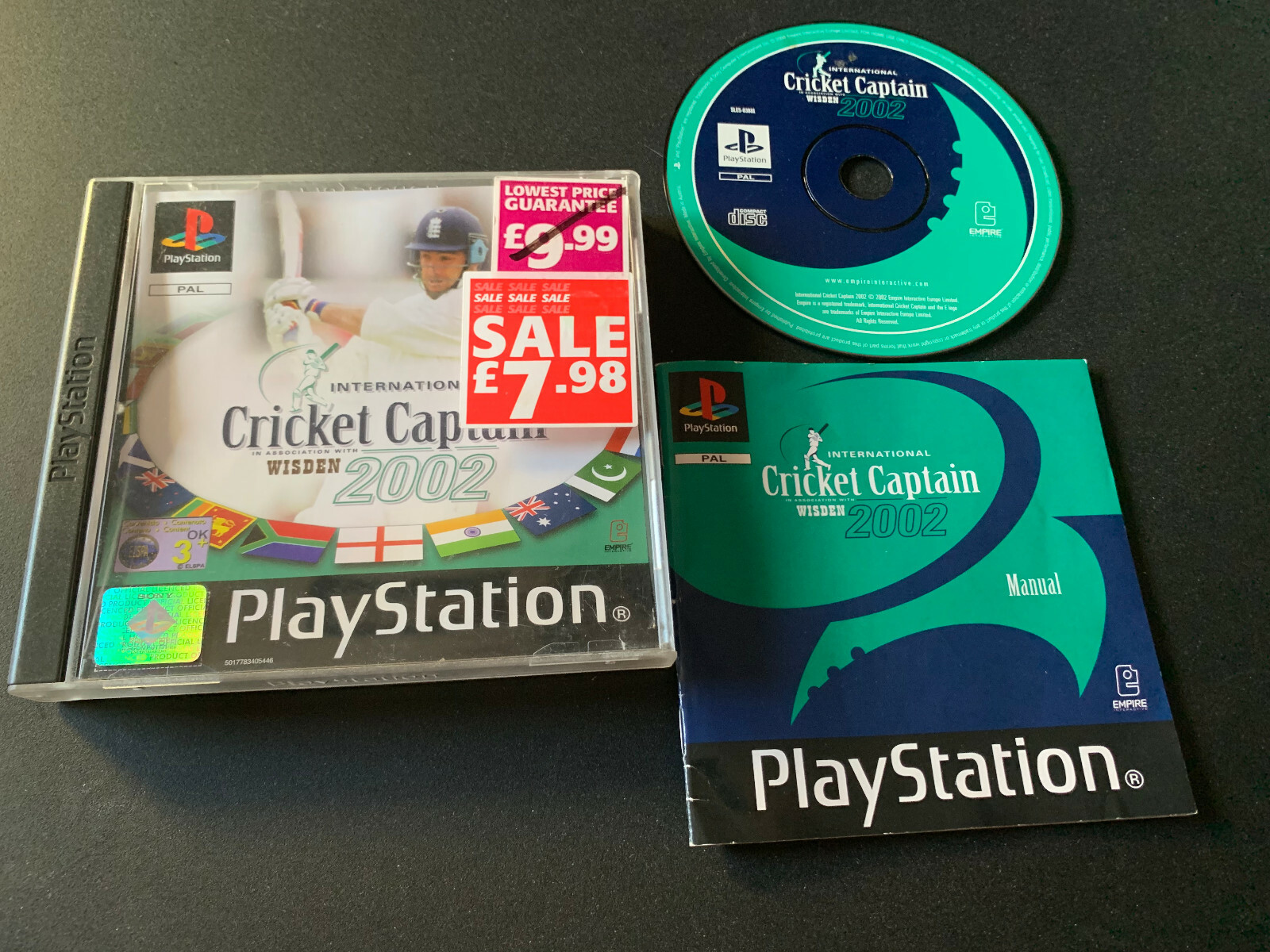 International Cricket Captain 2002 PS1 Play Station PAL