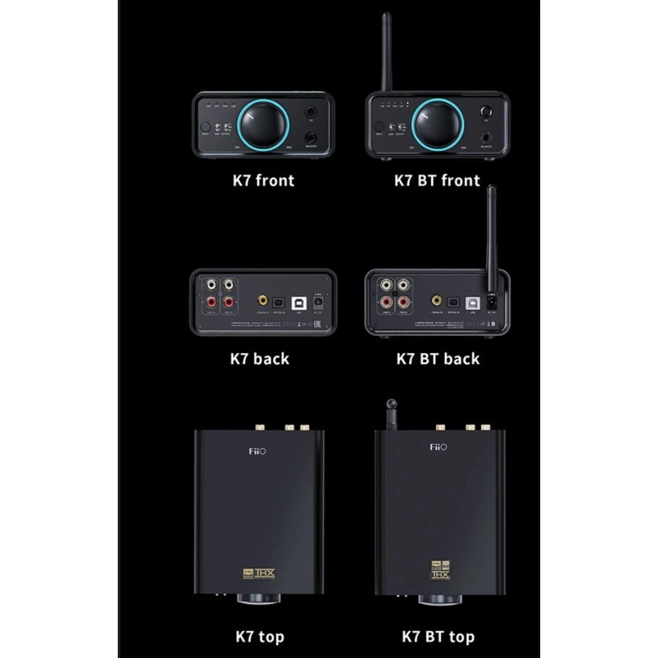 FiiO K7BT Balanced HiFi DAC Bluetooth Headphone Amplifier - Image 4 of 4