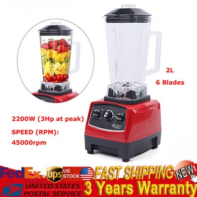 Smoothie Blender for Kitchen 2200W Professional Countertop Blenders for Shake US