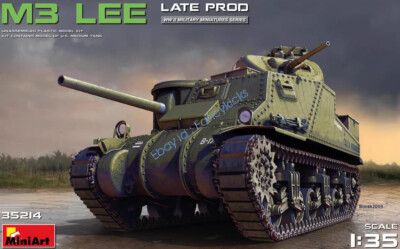 MINIART 35214 1/35 Scale M3 Lee Late Production Model Kit