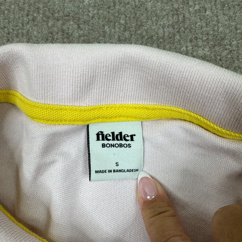 Bonobos Polo Shirt Womens Small S Pink Short Sleeve Collared Fielder Top Ladies - Image 2 of 4