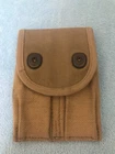 WW 1 US Military 45 AUTO Double Magazine Pouch, F.S.F. Sept 1918, Vintage Orig