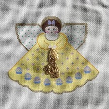 Painted Pony Easter Friends Angel w/Charm Handpainted Needlepoint Canvas