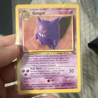 Pokemon TCG Gengar 5/62 Fossil Holo Rare 1999 English Wizards of the Coast