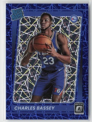 2021-22 Donruss Optic #163 Charles Bassey Blue Velocity