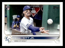 Bobby Witt Jr. 2022 Topps Update #US187 Royal Blue Rookie
