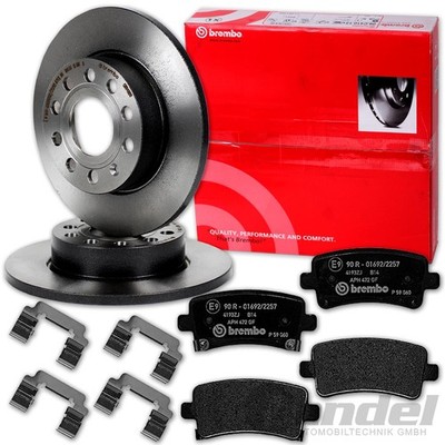 brembo BREMSSCHEIBEN 292mm + BELÄGE HINTEN für OPEL INSIGNIA A Limo + Kombi