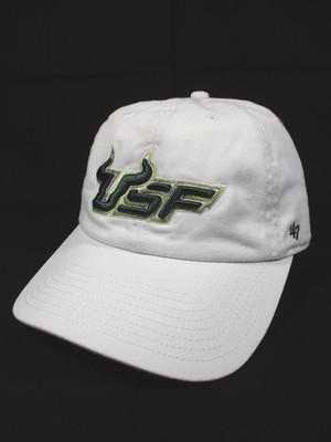 USF South Florida Bulls '47 Brand Cap / Hat Adjustable White University 47