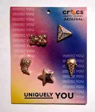 Uniquely You Jibbitz Crocs Charms 5 Gold Plated