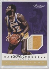2013-14 Panini Prestige True Colors Materials Prime 18/25 Cazzie Russell #74 2d0