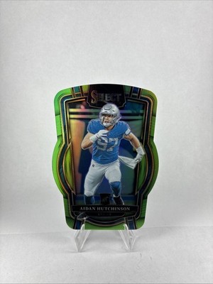2022 Panini Select - Club Level Aidan Hutchinson #267 Neon Green Prizm...