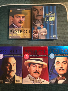 Agatha Christie's Hercule Poirot collection lot of DVDs