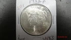 1922-P UNC. Peace Silver Dollar #4483