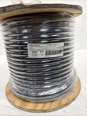 NEW 1284/01 T836-0, 600v, 105C, MTW, 1284/1232 Black, 200ft