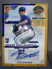 2025 Panini Prospect Edition Chase Dollander RC #68 Gold Prizm Auto #/10