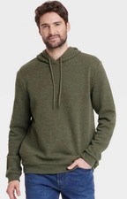 NWT Goodfellow & Co Green Hoodie Casual Sweat...