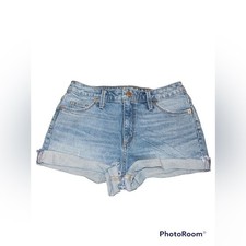 Universal Thread Womens High Rise Shortie Denim Shorts Light Wash Size 4 27R