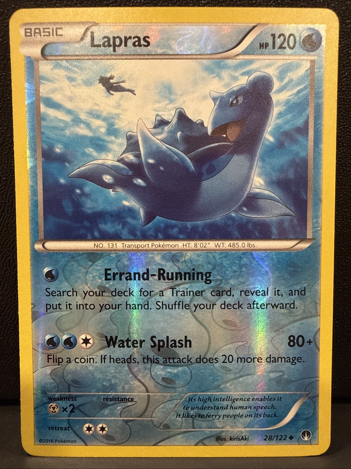 Lapras 28/122 Breakpoint Reverse Holo - Lightly Played