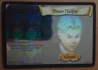 Draco Malfoy HOLO FOIL 2/116  [LP/MP] BASE SET Harry Potter TCG WotC 2001