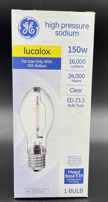 #ad #ad GE High Pressure Sodium Clear Bulb 150w 16k Lumens New $12.74