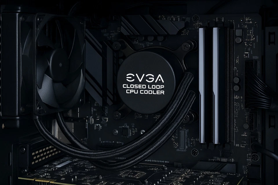 EVGA Closed Loop CPU Cooler 120mm Radiator Asetek – Brand New Sealed - Image 3 of 3