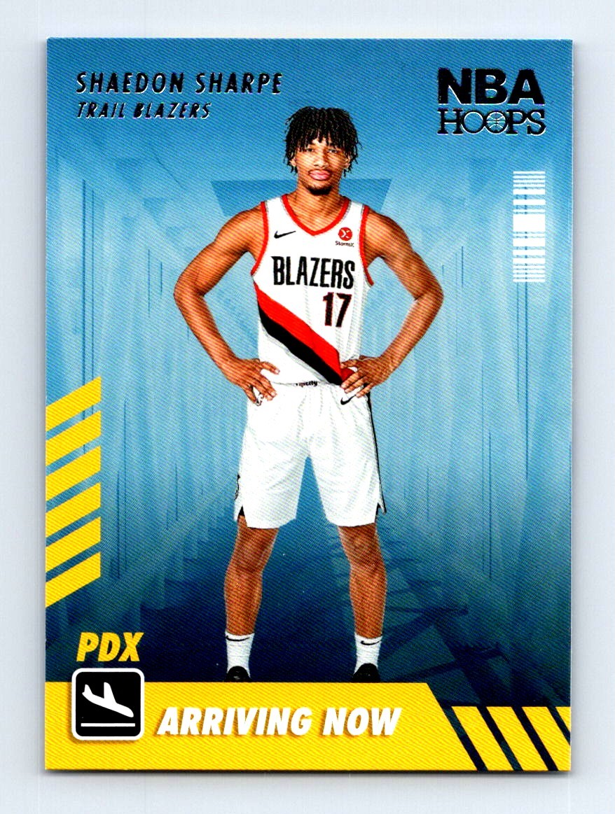 #7 2022-23 Hoops Arriving Now } Shaedon Sharpe Portland Trail Blazers