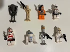 Mixed 8 pc lego Star Wars minifigures lot