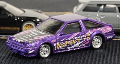 Hot Wheels Toyota AE86 Sprinter Trueno,Lila,2026 ,Real Rider Custom Swap Wheels