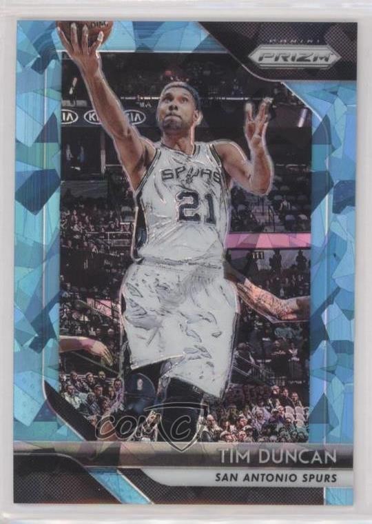 2018-19 Panini Prizm Blue Ice Prizm 57/99 Tim Duncan #225 HOF 0c6