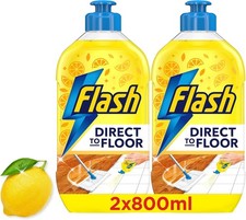 Flash Direct To Floor Fresh Lemon Zest All Purpose Floor Cleaner 2x800ML