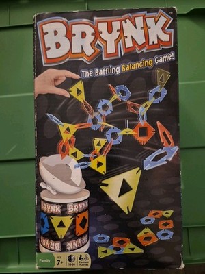 Brynk The Baffling Balancing Game Wobbly Base Doubles Storage Container 