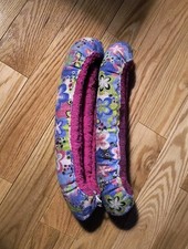 VYG Ice Hockey / Figure Skate Terry Cloth Blade Covers Floral Patern Pre-owned