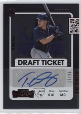 2021 Panini Contenders Rookie 2 Draft Ticket Red 17/25 Taylor Walls Auto 0jk5