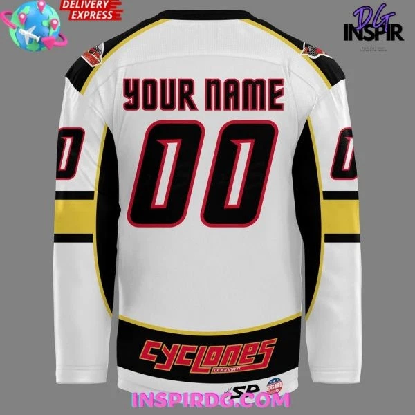 Cincinnati Cyclones 2025 Kelly Cup Playoffs Hockey Jersey