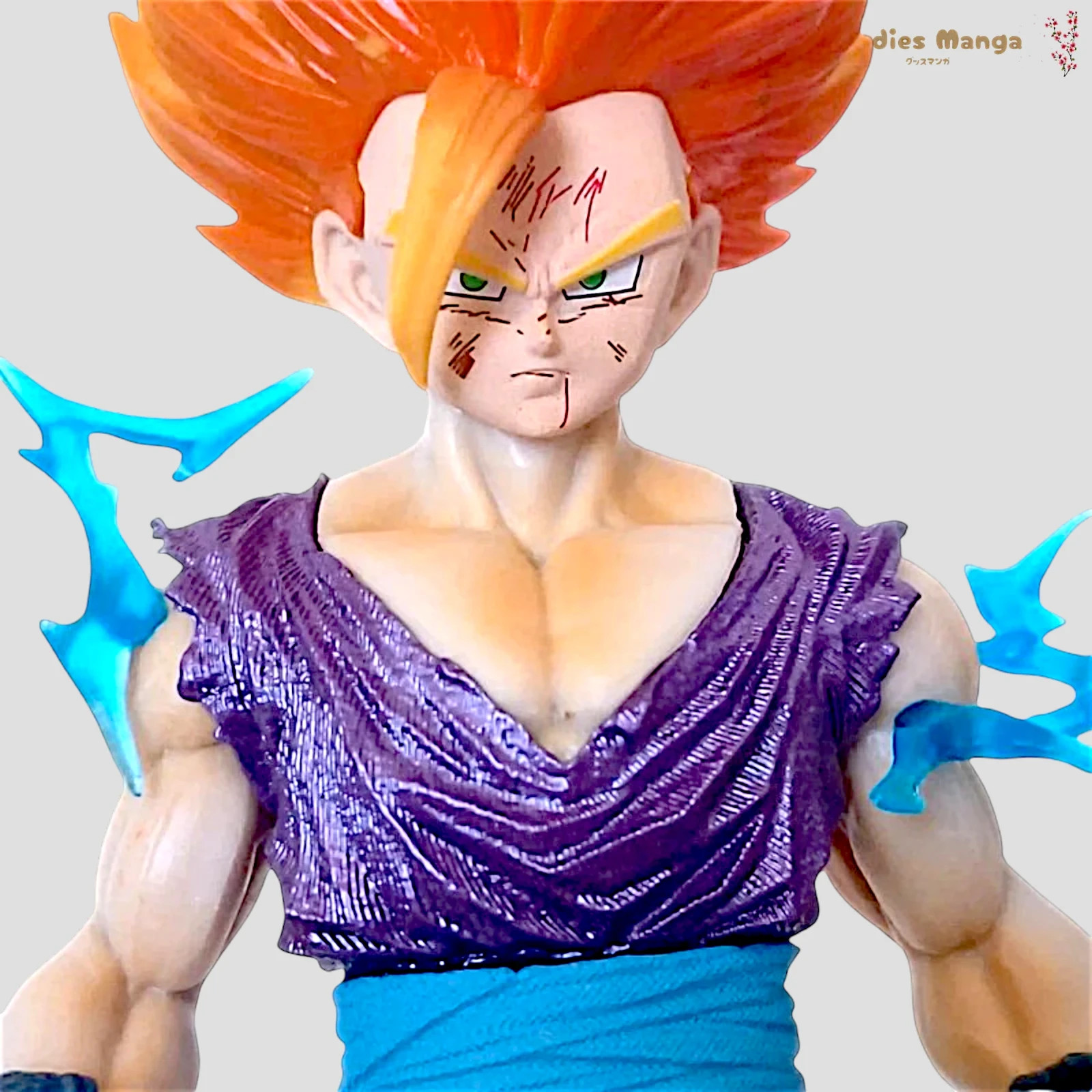 Figurine Son Gohan Super Saiyan 2 déco geek Dragon Ball pour bureau et étagère