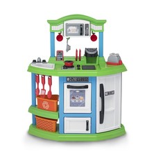 American Plastic Toys Kids Very Own Cozy Comfort Kitchen Role Play Set Used 