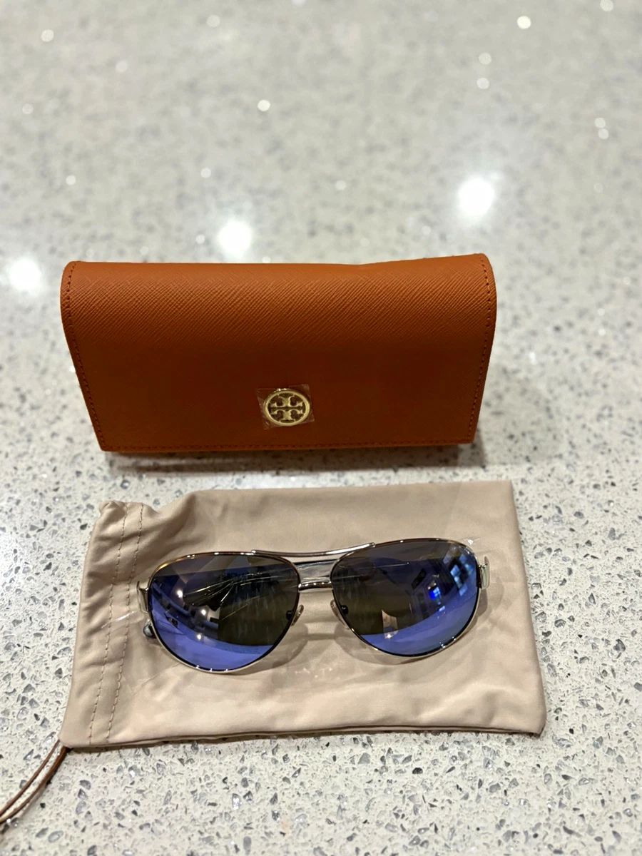 Tory Burch Silver Aviator Sunglasses for Women for sale | eBay