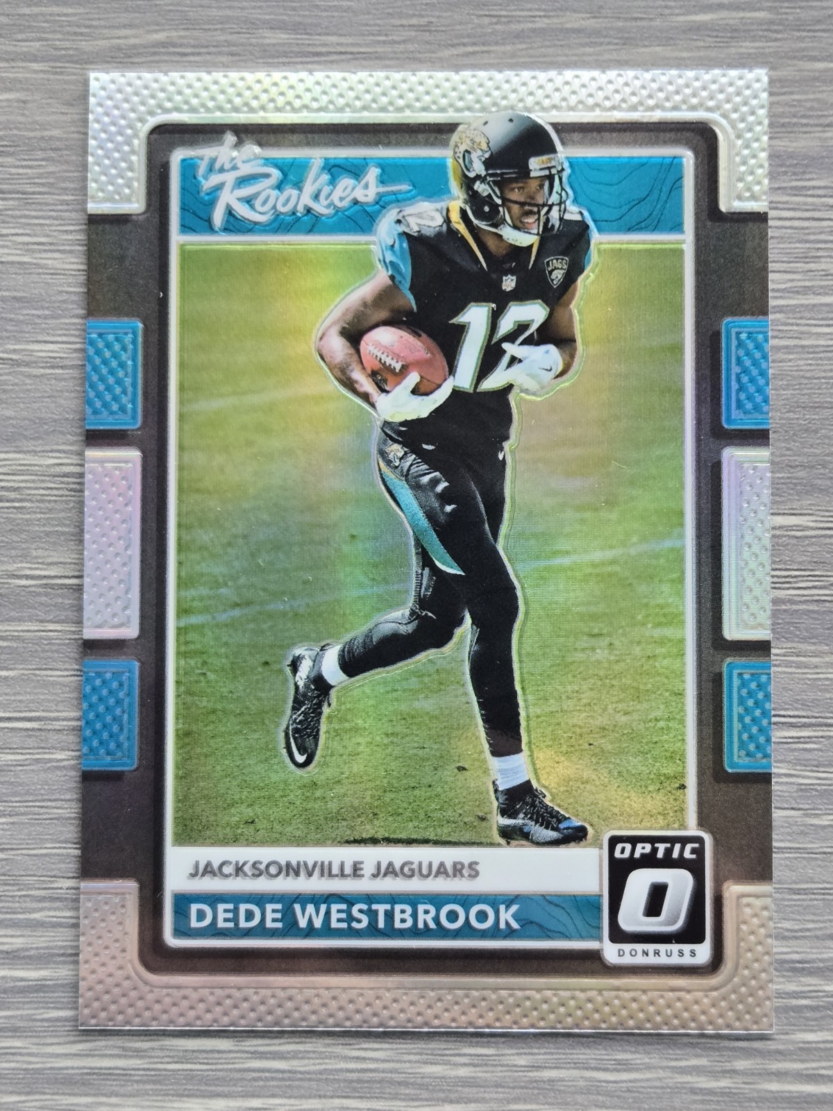 DEDE WESTBROOK SILVER PRIZM THE ROOKIES 2017 DONRUSS OPTIC JAGUARS