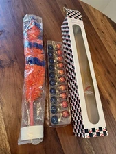 UVA Cavaliers Hoos Goose Feather Table Top Christmas Tree w/ Ornaments Virginia