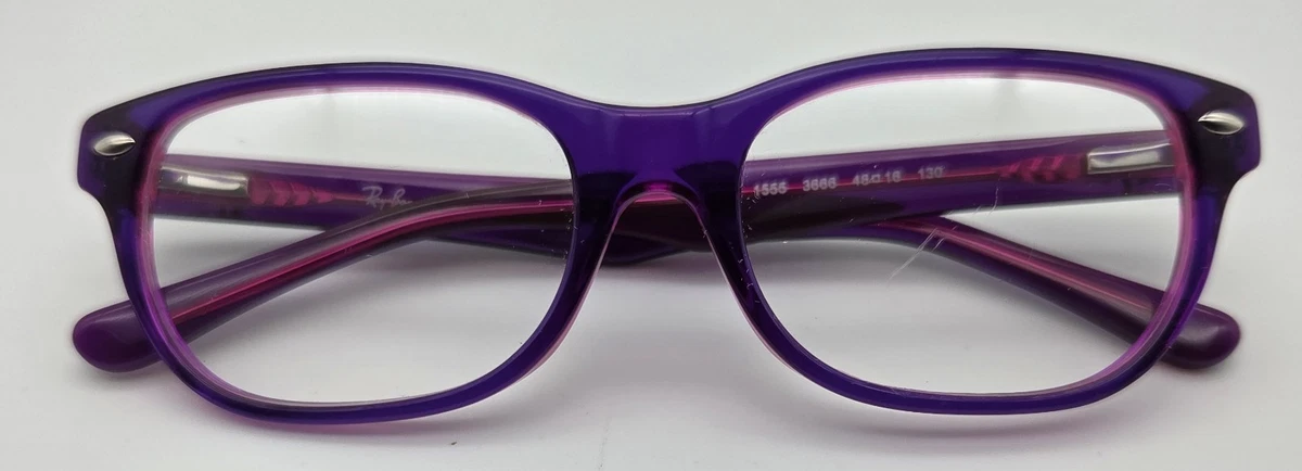 Ray‎ Ban Womens Eyeglasses Frames Pink Clear RB 5185 53-14-135 H6270 Ray-Ban RB7046 - Round Clear & Pink Beige Frame Glasses For  main image 2
