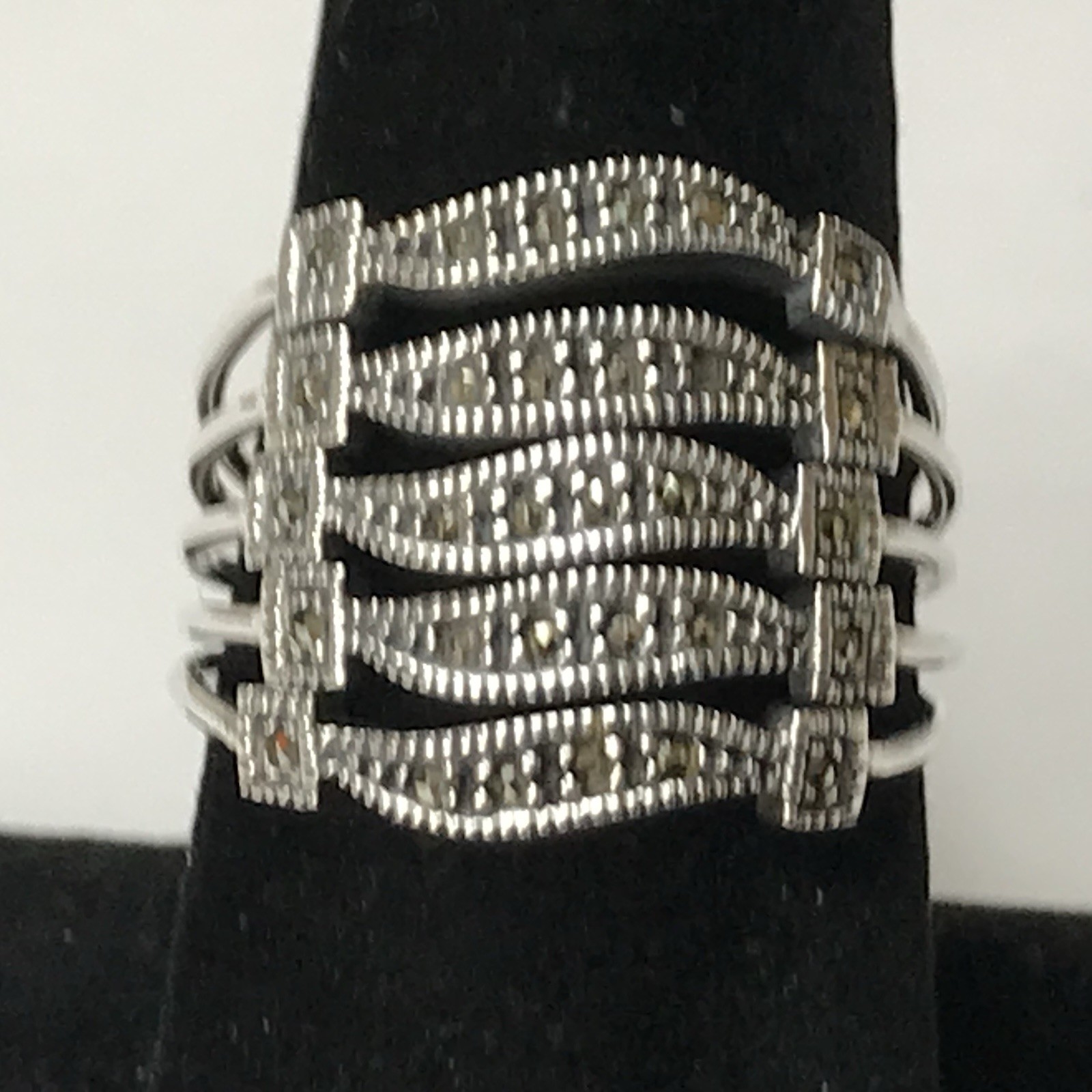 Judith Jack Sterling silver multi-layer five rows… - image 13