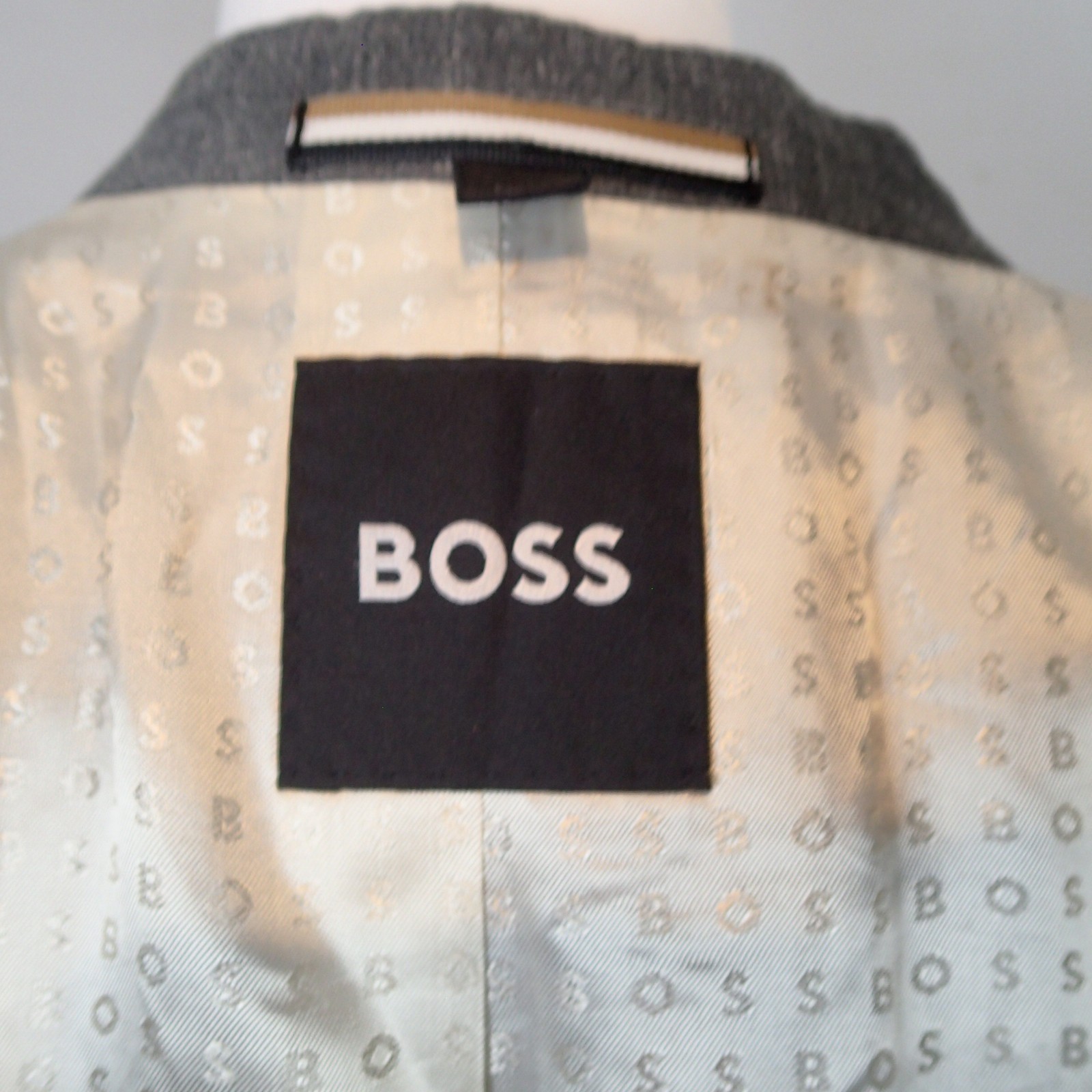 Hugo Boss Marzotto Sport Coat 40L Gray Two Button Blazer Jacket wool/silk/linen thumbnail 11